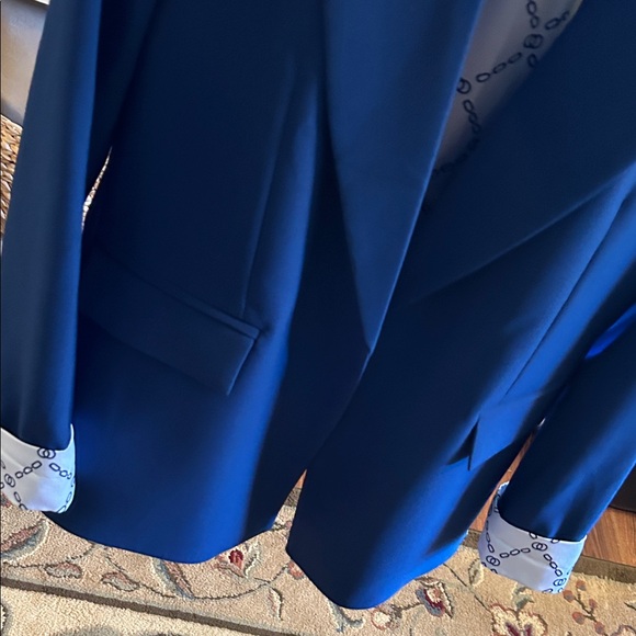 Iran High Fashion Women's Blue Blazer - Picture 4 of 11